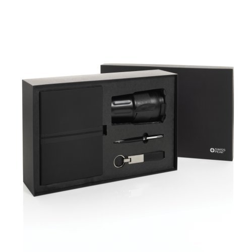 Set regalo business deluxe swiss peak con bicchiere rcs