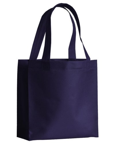 Mini borsa shopper in TNT termosaldato Blu scuro