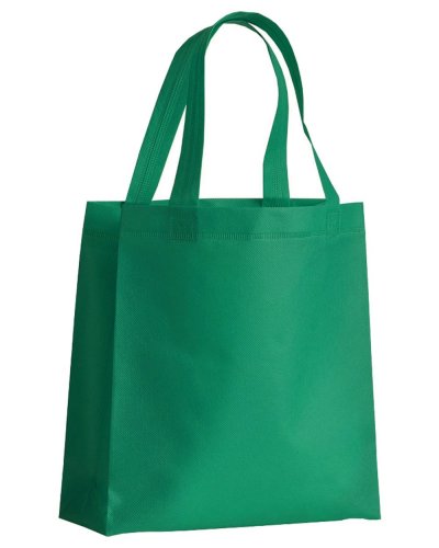 Mini borsa shopper in TNT termosaldato Verde