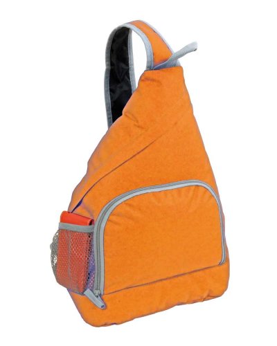 Mochila de un solo hombro con bolsillo delantero Arancio
