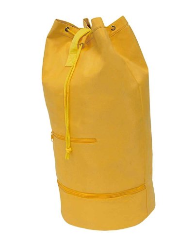 SACCA CON TRACOLLA E 2 TASCHE ESTERNE Giallo