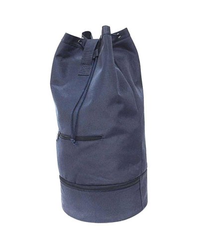 SACCA CON TRACOLLA E 2 TASCHE ESTERNE Blu scuro