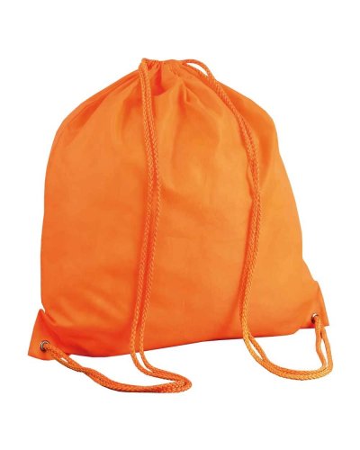 Sacchette personalizzate con logo in poliestere Arancione