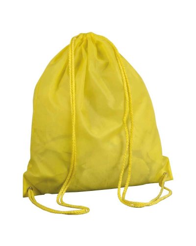 Sacchette personalizzate con logo in poliestere Giallo