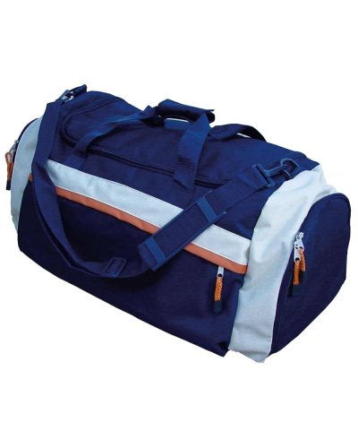 Borsone Viaggio-Sport 3 scomparti Blu scuro
