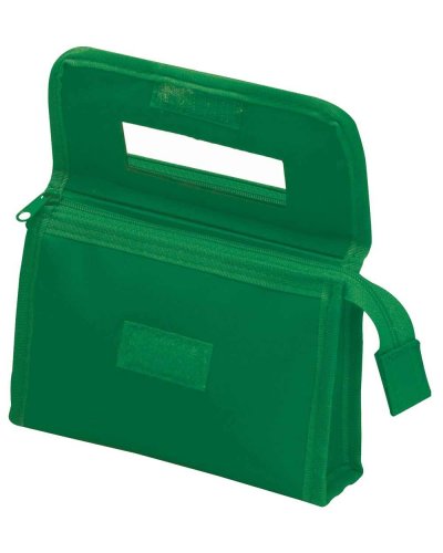Pochette con specchietto Verde