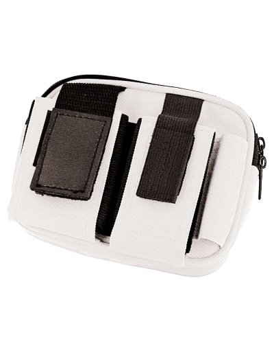 Pochette con tasche esterne Bianco