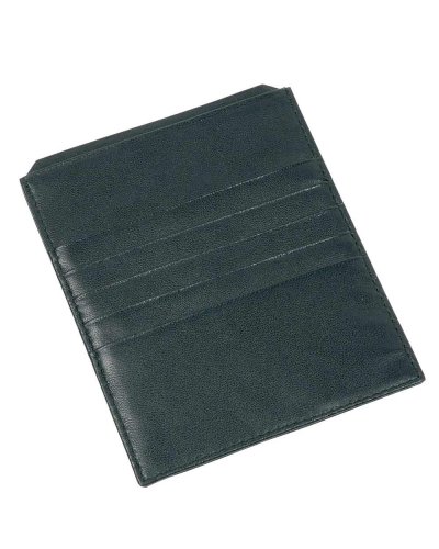 PORTA CARTE DI CREDITO IN PELLE RICICLATA Nero