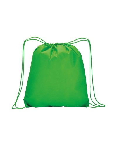 Sacca zainetto in TNT Verde mela