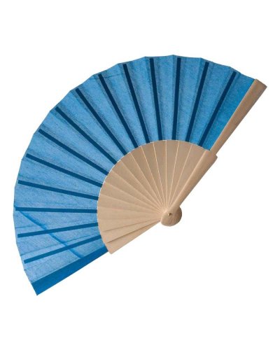 VENTAGLIO IN LEGNO Celeste