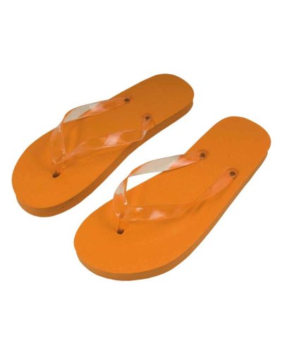CIABATTE INFRADITO IN POLIETILENE E PVC Arancione