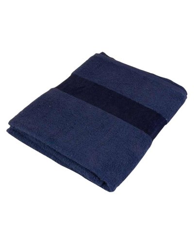 Telo in spugna di cotone Blu scuro
