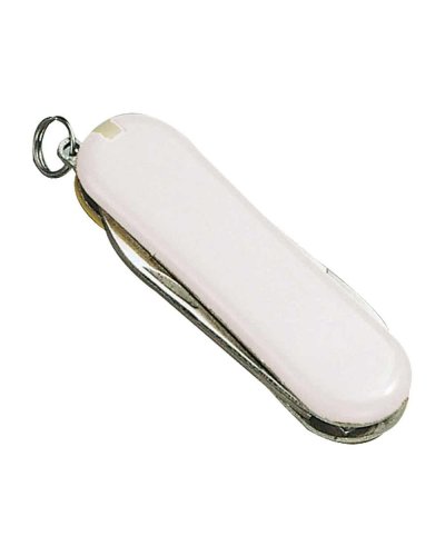 Coltellino in acciaio multifunzione Bianco