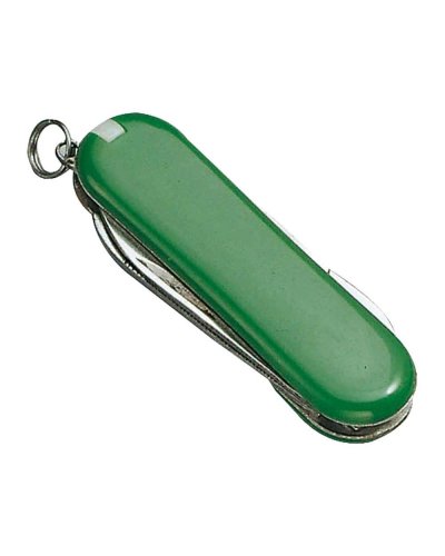 Coltellino in acciaio multifunzione Verde