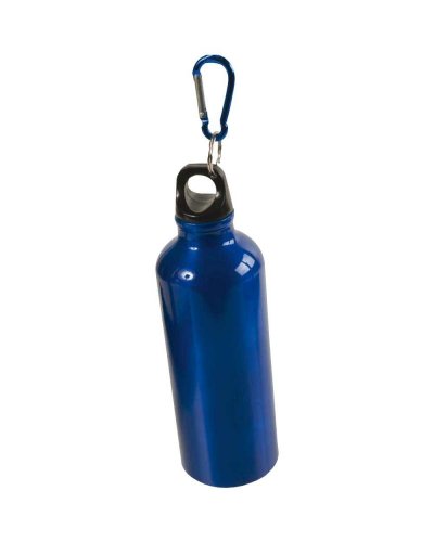 Borraccia con moschettone 500 ml Blu Royal