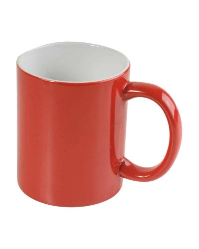 Tazza in ceramica 320 ml Rosso/Bianco