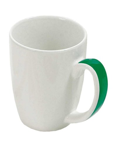 Tazza in ceramica con manico colorato 350 ml Verde