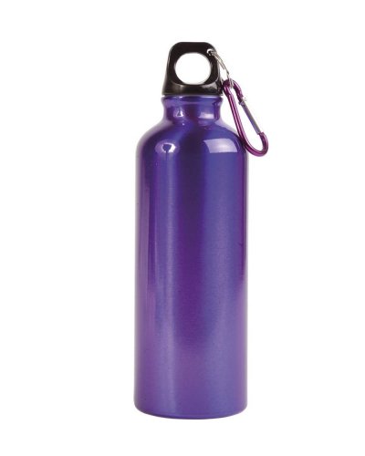 Borraccia con moschettone 500 ml Violetto