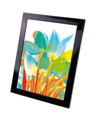 Cornice Portafoto in Plastica Nero