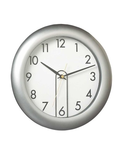 OROLOGIO DA MURO CON QUADEANTE MOBILE Argento