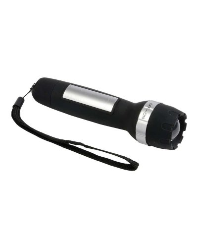 Torcetta con ricarica USB Nero