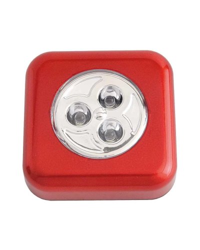 Luce da fissare alla parete Rosso