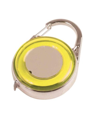 Flessometro con moschettone Giallo