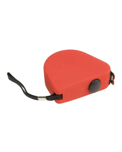 Flessometro 3 m Gommato Rosso