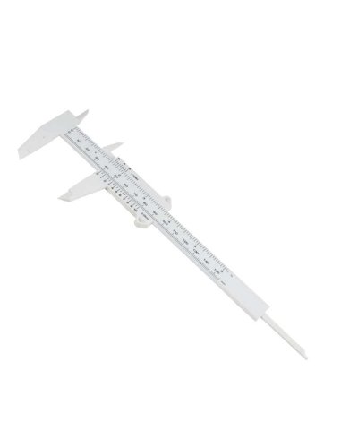 Calibro in plastica Bianco