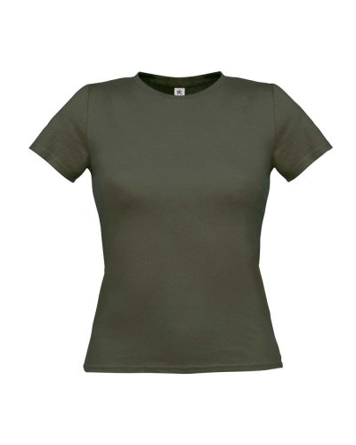 Women-only t-shirt Khaki Green