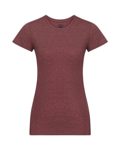 T-shirt donna HD Maroon marl