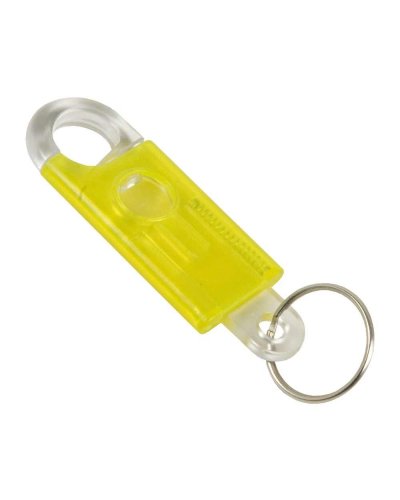 Portachiavi in plastica con moschettone