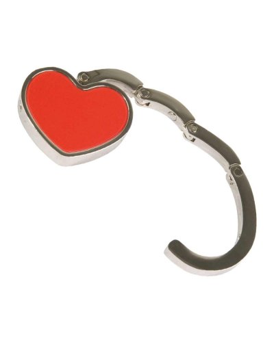 Gancio appendiborsa con 2 magneti Cuore