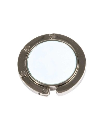 Gancio appendiborsa con 2 magneti Bianco