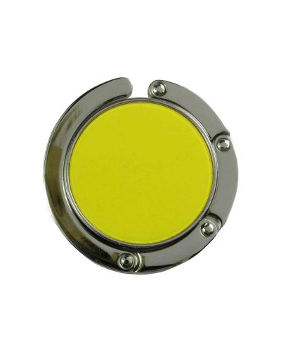Gancio appendiborsa con 2 magneti Giallo