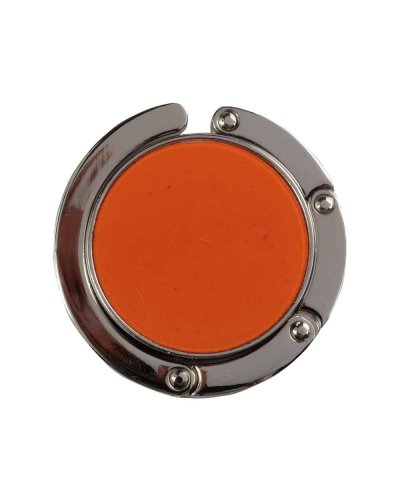 Gancio appendiborsa con 2 magneti Arancione