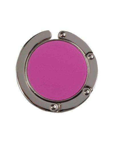 Gancio appendiborsa con 2 magneti Fucsia