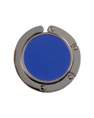 Gancio appendiborsa con 2 magneti Blu Royal