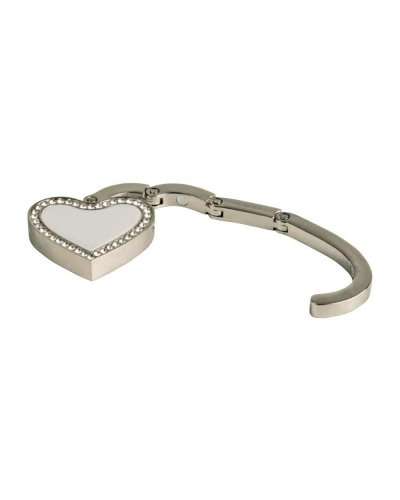 Gancio appendiborsa a forma di cuore
