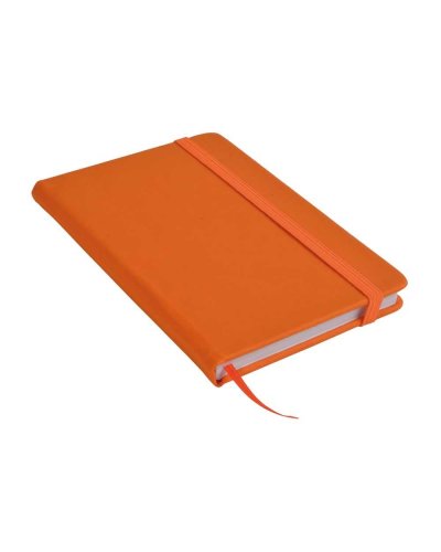 Quaderno con chiusura ad elastico e fogli a righe Arancione