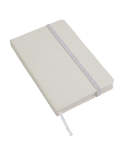 Quaderno con chiusura ad elastico e fogli a righe Bianco