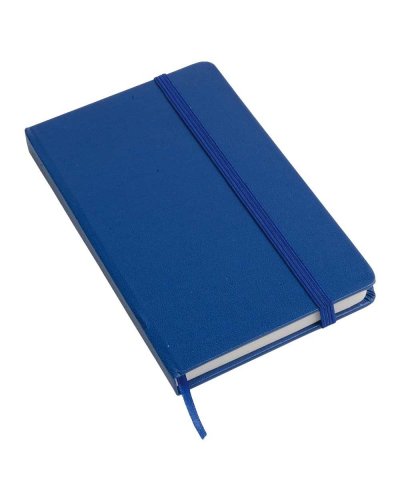 Quaderno con chiusura ad elastico e fogli a righe