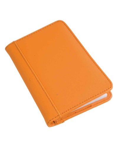 Notes in ecopelle con calcolatrice Arancione
