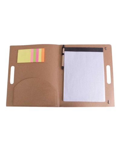 Cartella Portablocco con post it e penna