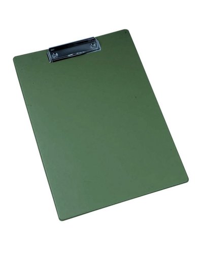 Portablocco A4 in plastica con molla in metallo Verde