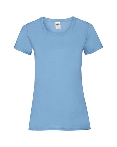 T-shirt Lady-Fit Value Weight Sky blue