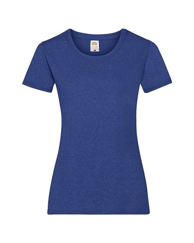 T-shirt Lady-Fit Value Weight Retro Heather Royal