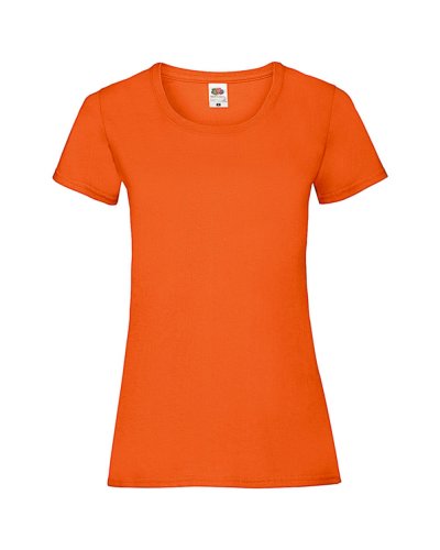 T-shirt Lady-Fit Value Weight Arancione