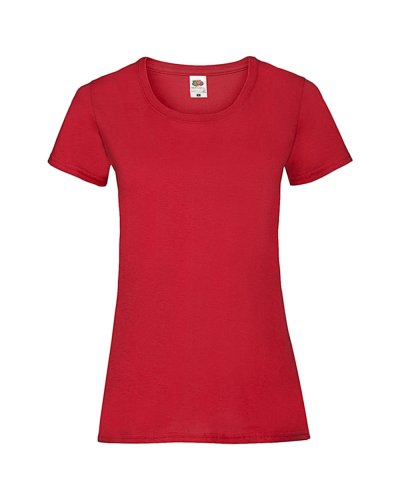 T-shirt Lady-Fit Value Weight Rosso