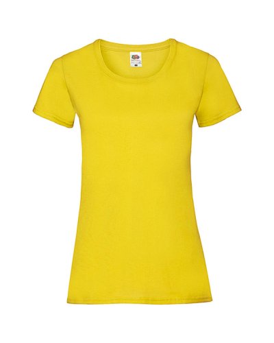 T-shirt Lady-Fit Value Weight Giallo